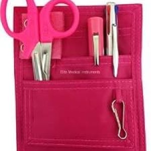 EMI – Organizador de bolsillo para enfermera, kit de 4 piezas, organizador de bolsillo, tijeras para lister, bolígrafo LED y bolígrafo de gráficos EMI – Organizador de bolsillo para enfermera, kit de 4 piezas, organizador de bolsillo, tijeras para lister, bolígrafo LED y bolígrafo de gráficos