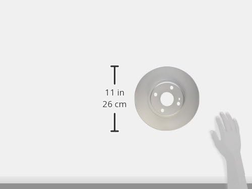 BOSCH 34011472 QuietCast Premium – Rotor de freno de disco compatible con Mazda Miata seleccionada parte delantera – individual