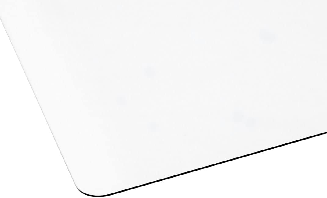 Protector de mesa transparente, hecho en Estados Unidos, seguro, 20 x 36 pulgadas, vinilo suave ultra transparente de 0.079 in de grosor, cubierta