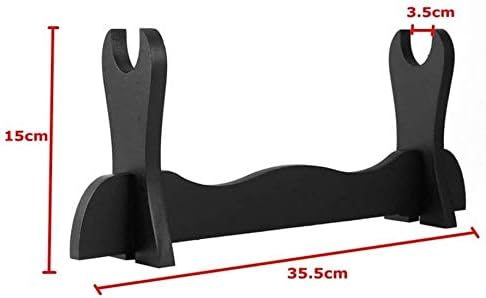 Soporte de espada de madera para Katana, soporte para espada samurái, soportes de arma de 1 capa