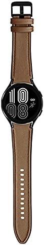VQ – Correas de piel sintética compatibles con Samsung Galaxy Watch 4 Band 1.575 in 1.732 in, 0.787 in, correa de repuesto deportiva ajustable,