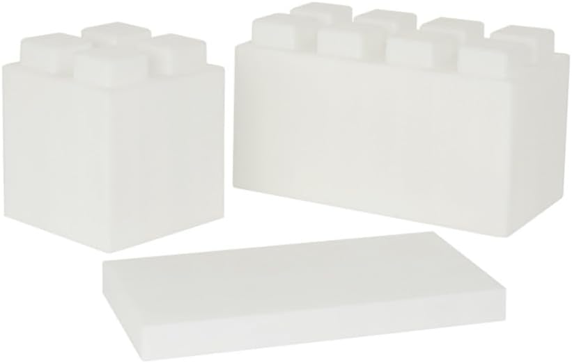 EverBlock Paquete combinado de un solo color  Paquete de inicio de 26 bloques  Bloques de construcción gigantes  Fácil de conectar y reutilizar  Uso