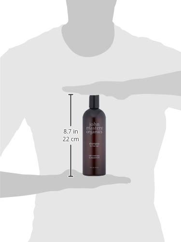 Champú para cabello fino con romero y menta, 16 onzas líquidas