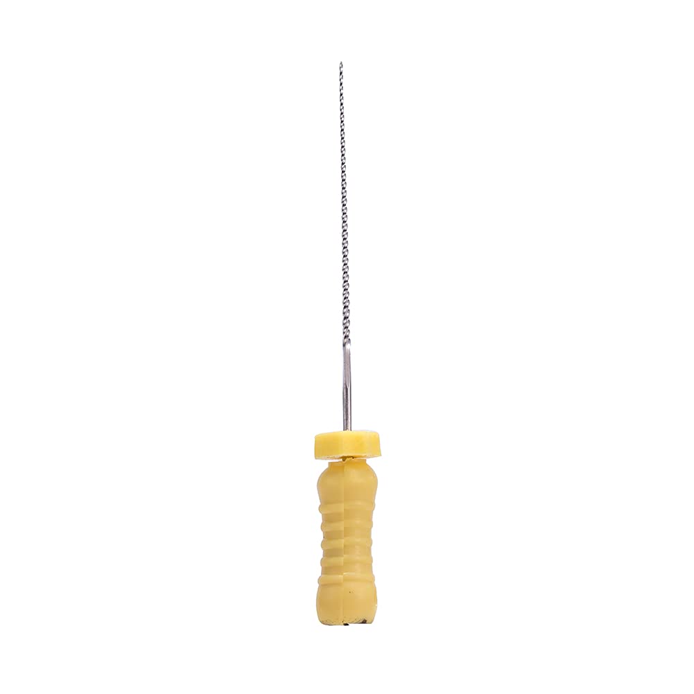 K Files – Limpiador de conducto radicular dental de 0.984 in, 6 unidades para tratamiento endodóntico (#45-80)