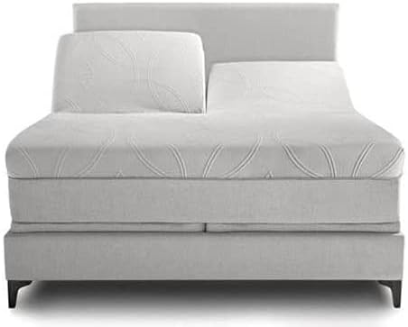 Sábanas de tamaño Queen con parte superior flexible de cabeza dividida para cama ajustable, 800 hilos, 100% algodón, 4 piezas, sábanas de número de
