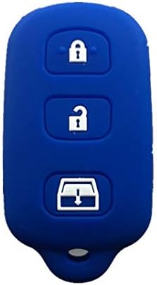Rpkey Funda de silicona para llavero de entrada sin llave, repuesto para Toyota 4Runner 1999-2009 Toyota 4Runner 2001-2008 Toyota Sequoia HYQ12BBX