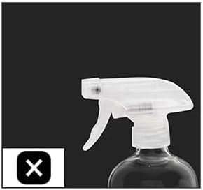 6 boquillas de pulverización de repuesto, pulverizadores reutilizables con modos de flujo de niebla para botellas de vidrio de 8 oz16 onzas para