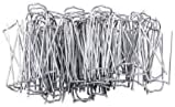 Alfileres florales en U, horquillas verdes para floristas, alfileres de helecho de 1.75 pulgadas para arreglar flores, cubierta de musgo vegetal,