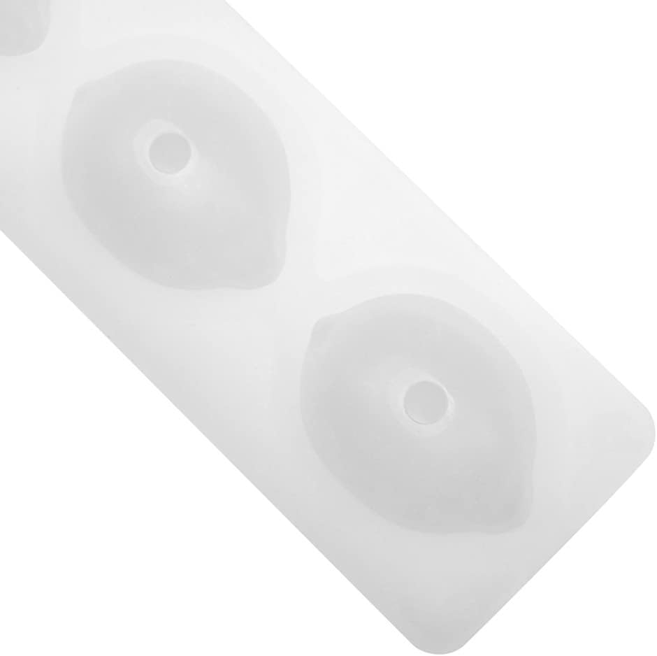 Molde de silicona para hornear, antiadherente, pastelería, chocolate, pastel, postre, herramientas de decoración (2 unidades, limón Q_14 x 3.2 x