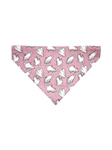 Reversible Slip On Dog Bandana  Halloween Bandana  Glow In The Dark Bandana  Ghost Bandana  Slip Over The Collar Bandana  For Small Medium Or Large