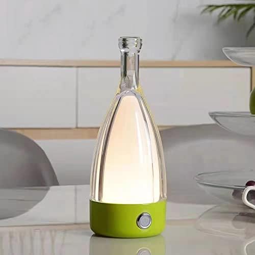 ‘Anna’ – Lámpara de mesa moderna, luz LED inalámbrica dividida, interruptor de control táctil de atenuación, recargable por USB, luz elegante para