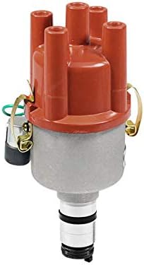 Distribuidor de encendido con tapa y rotor – Avance centrífugo, puntos y condensador – Compatible con Volkswagen Beetle 1961-1978