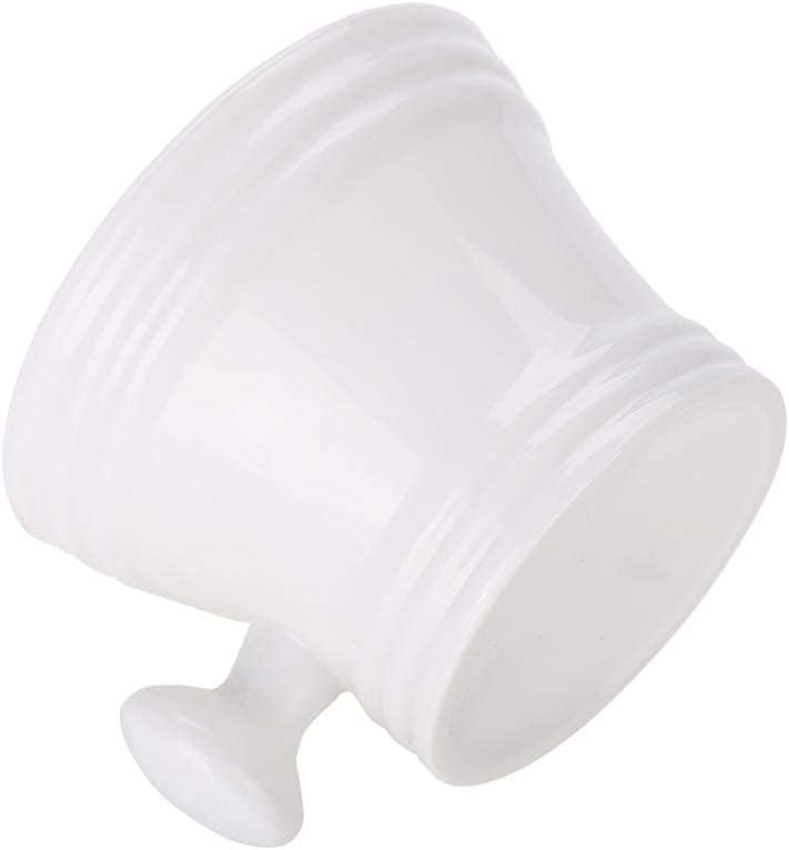 Tazón de jabón de afeitar de plástico de 2 colores Tazón de jabón de afeitar de espuma Tazón de crema con mango pequeño Tazón de afeitar para