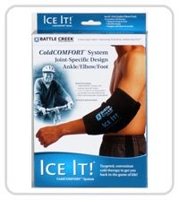 sistema de frío y calor, hielo compacto para tobillo, codo y pie. MaxComfort  diseño de tobillo, codo y pie,10  pulgadas x 13 pulgadas, f30514.