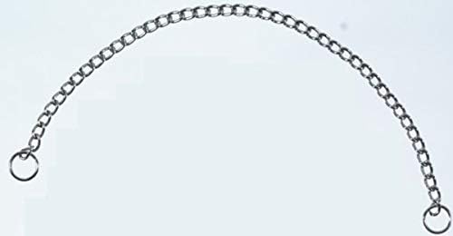 PDQ 12716 Boss Pet Choke Chain Collar, cadena de 0.079 in, collar de 16 pulgadas L, acero