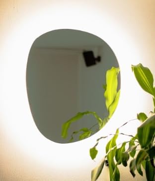 Espejo Irregular con Luces LED
