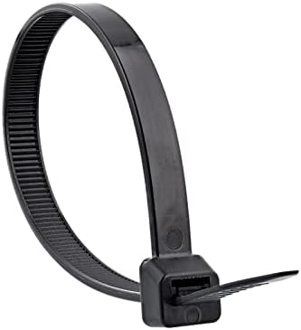 Bridas para cables de 10 pulgadas, paquete de 100 unidades, resistentes a los rayos UV, resistentes a la tensión, de grado profesional, 75 libras