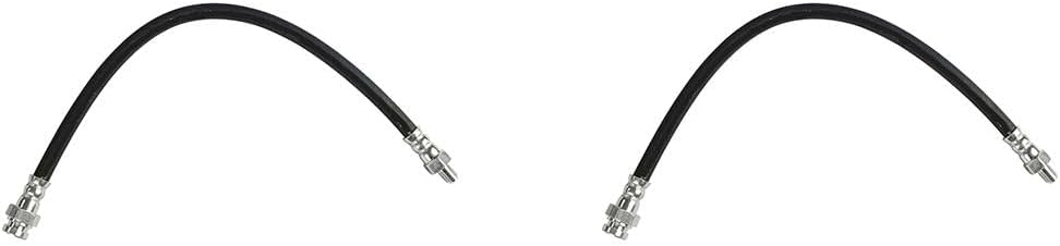 2 mangueras de freno hidráulicas delanteras para recogida Datsun 1967-1977 para Nissan 520 Pickup 1966-1968 para Nissan 521 Pickup 1968-1972