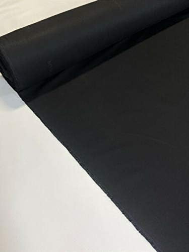 Store – Pato de lona Nomex de algodón negro azabache de 67 pulgadas de ancho, 12 onzas. Tapicería de tela suave FR