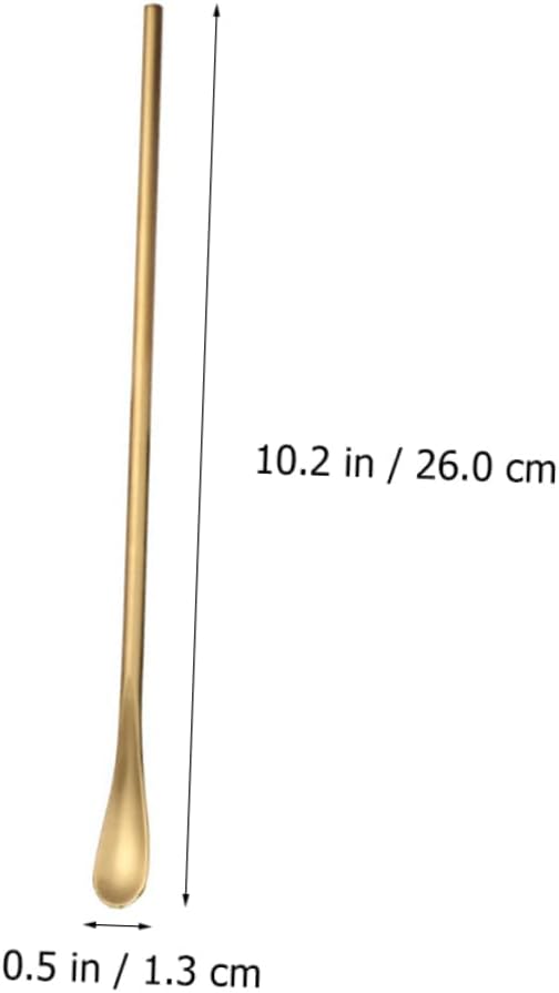 Cuchara de hielo de acero inoxidable Cucharas para mezclar café, cuchara mezcladora de miel, cuchara de acero inoxidable, cuchara para revolver