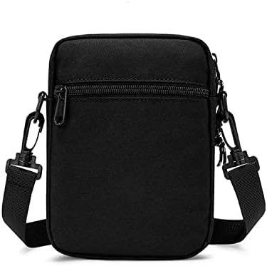 RchleaKry Mini bolsa cruzada para hombre, 7.4 x 5.3 pulgadas, bolsa de pasaporte de viaje para teléfono, bolsa para el cuello, bolsa de hombro