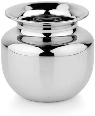 Lota de acero inoxidable para Pooja Utensilio de cocina olla de agua Kalash