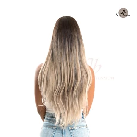JBEXTENSION CHARLOTTE – Peluca larga y lacia de cabello largo sin pegamento para mujer, pelucas sintéticas naturales para uso diario (pelucas de