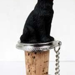 Conversation Concepts Tapón de botella de pastor alemán (negro) Conversation Concepts Tapón de botella de pastor alemán (negro)