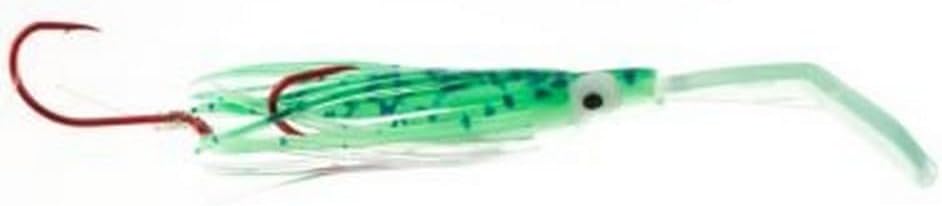 Mack’S Lure 060359-Maurice Pw Wiggle Hoochie Equipo de pesca UV, verde, 2
