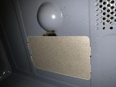 Fielect 2 piezas de cubierta de guía de ondas de microondas, 7.9 in x 11.8 in x 0.016 in, hojas de placas de mica para microondas, parte de