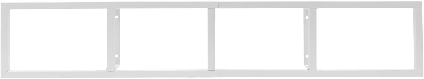 2 estantes para DVD de montaje en pared, organizador de DVD y CD, estante de metal, estante de almacenamiento de medios de almacenamiento de 34