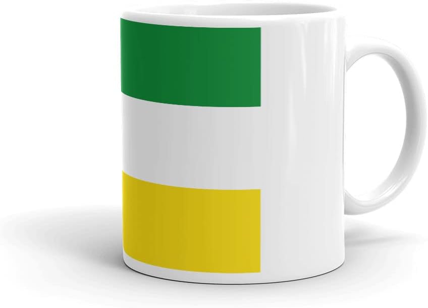 Flag of Armenia Quindío Columbia – White Ceramic Coffee Cup