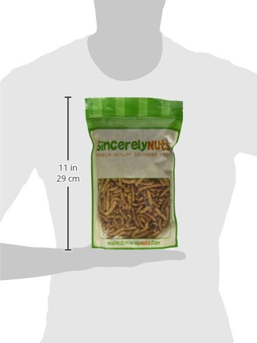 Sincerely Nuts Snacks gourmet de palitos de sésamo salados, 1 libra, certificado Kosher, galletas crujientes de semillas de sésamo tostadas para