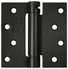 Bisagra de resorte ajustable de 4 x 4 pulgadas con bisagras de esquina cuadradas  Controles de hardware de puerta  Bisagra de puerta más cercana