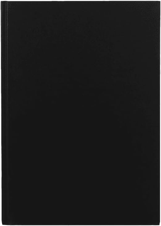 Seawhite – Cuaderno de bocetos A4 con tapa dura (8.3 x 11.7 pulgadas), color negro