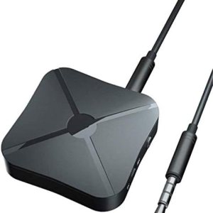 Adaptador Bluetooth 5.0 Transmisor Bluetooth Receptor 2 en 1 Inalámbrico 0.138 in AUX aptX Adaptador de baja latencia adecuado para TVSistemas de Adaptador Bluetooth 5.0 Transmisor Bluetooth Receptor 2 en 1 Inalámbrico 0.138 in AUX aptX Adaptador de baja latencia adecuado para TVSistemas de