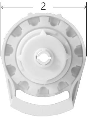 Embrague de persiana enrollable R8 para tubo de 1.25″ (R8C03W) (blanco)