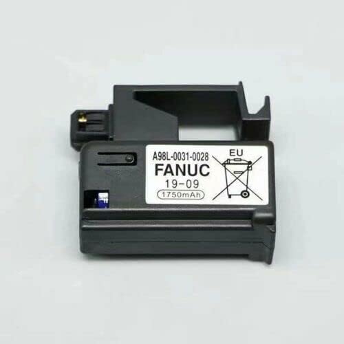 XIAOXX (paquete de 12) A98L-0031-0028 1750mAh 3V Batería PLC de una sola célula para FANUC A02B-0309-K102A98L-0031-0028 CNC Control de máquina 3P