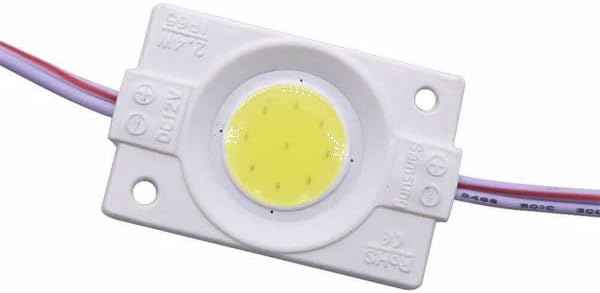 Flulep Lámpara brillante DC 12V de la cartelera del club de la luz de tira IP65 del módulo 1 LED de la MAZORCA
