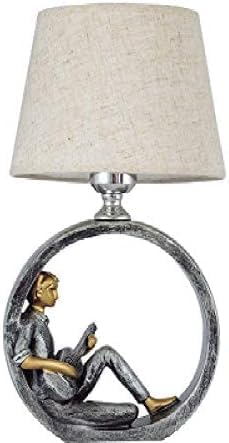 Lámpara romántica para niños, luz de lectura simple y moderna, lámpara de mesa LED para estudio de hotel, con interruptor de atenuación, decoración