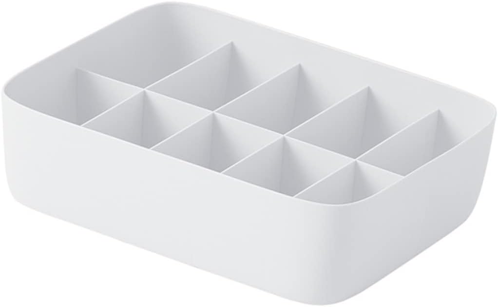Holibanna Caja de 2 piezas de sujetador organizador cajón contenedor de almacenamiento apilable cesta de almacenamiento de ropa blanca