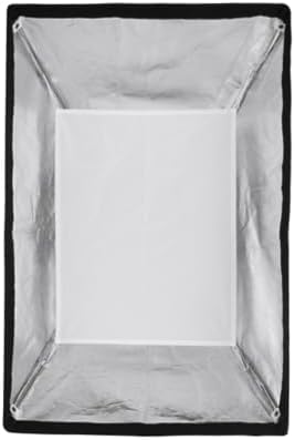 Caja de luz plegable rectangular de 24″ x 36″ con Speedring para Paul C. Buff Balcar Mount Flash Heads Caja de luz plegable de 23.6 x 35.4 in para