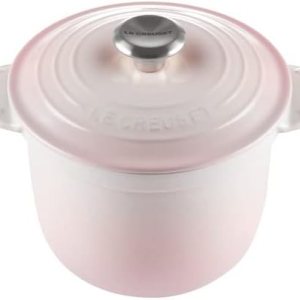 LE CREUSET Cocotte de Hierro Fundido Cada 6.3 in Shell Rosa LE CREUSET Cocotte de Hierro Fundido Cada 6.3 in Shell Rosa