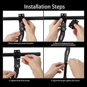 FORTOP Soporte de bicicleta de aleación de aluminio ajustable para bicicleta de 22 pulgadas, 24 pulgadas, 26 pulgadas, 27.5 pulgadas, 29 pulgadas,
