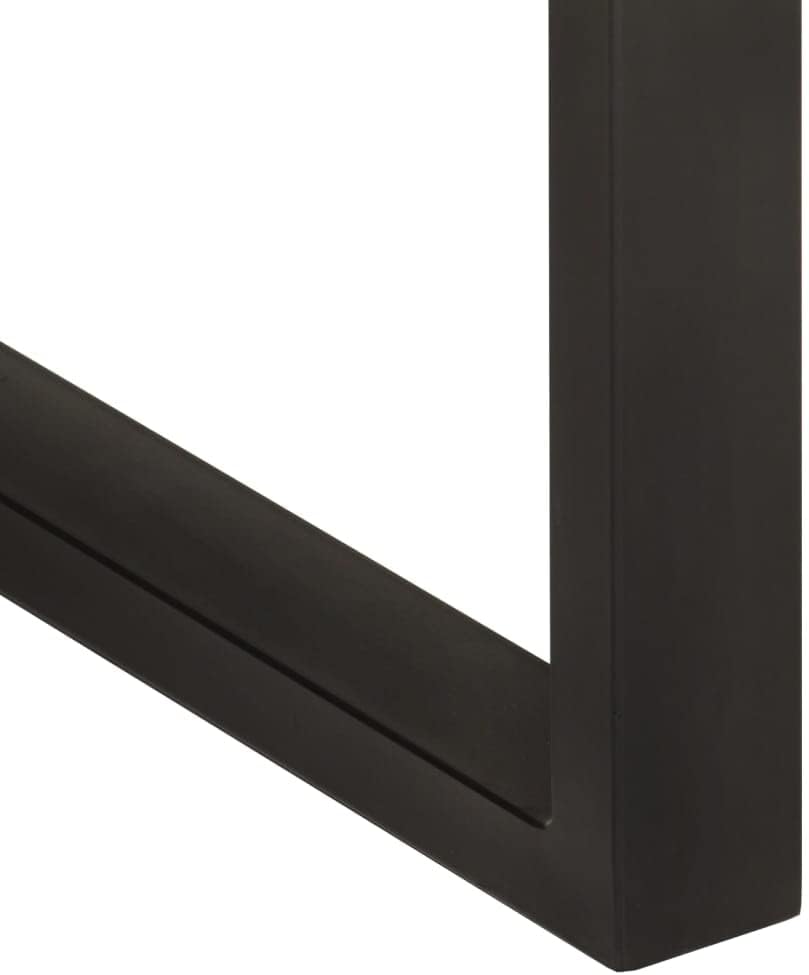 YPWRENH Mesa de cóctel decorativa de 43.3 x 19.7 x 29.9 pulgadas, madera maciza de acacia para comedor, cocina o sala de estar