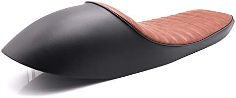 Marrón+Negro Vintage Leopard Imprimir Joroba Asiento Largo Para Cafe Racer Saddle GT XJ750M RD60 SR400