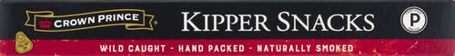 Crown Prince Kipper Snacks, Filetes de arenque en cubillo, ahumado naturalmente, 3.25 oz