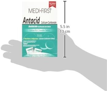 80248 Tabletas antiácidas masticables de menta, 2 unidades (paquete de 125)