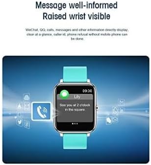 Cosbary Reloj inteligente para mujeres y hombres con monitor de frecuencia cardíaca, presión arterial, monitor de oxígeno en sangre, rastreador de