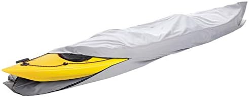 i COVER Cubierta de kayak de 16 pies resistente al agua 600D para kayakcanoa resistente al agua se adapta a kayak o canoa de hasta 16 pies de largo